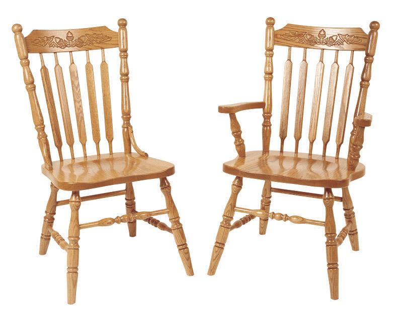 Acorn Dining Chair Amish Acorn Dining Chair