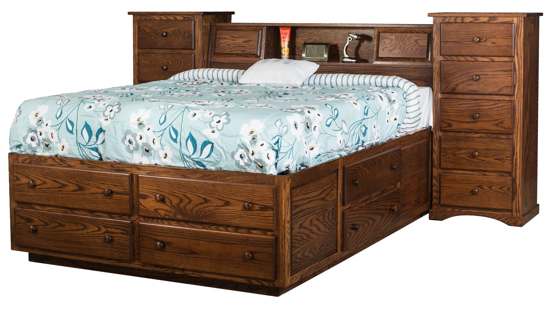Trail Wall Unit with Deluxe Platform Bed