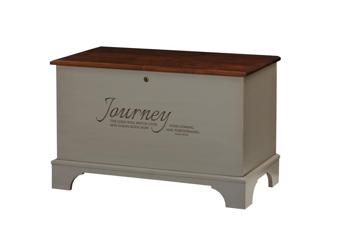 Gladwin Shaker Style Maple Wood Deep Storage Hope Chest From